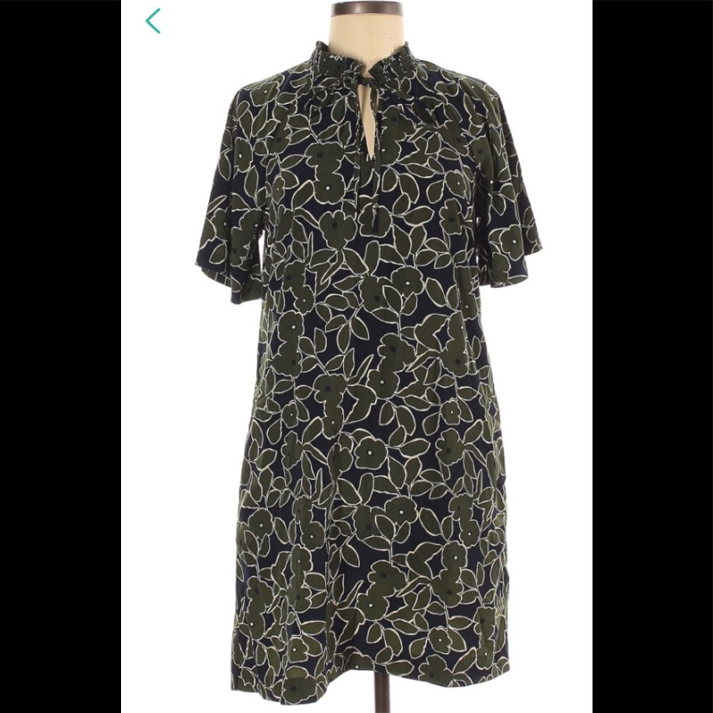 Banana Republic Sheath Tie Collar Dress